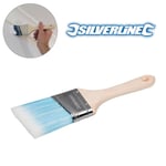 Silverline 63mm Angled Paint Brush Cutting In/Edging Painting & Decorating