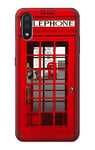 Classic British Red Telephone Box Case Cover For Samsung Galaxy A01