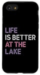 iPhone SE (2020) / 7 / 8 Life Is Better at the lake Fynny Fishing Lake lover Case