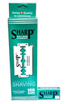 Razor Blades Club Lot de 100 lames de rasoir Sharp Hi Chromium