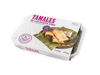 Traditional Corn Dough Dish Filled with "Pulled Pork", Ready to eat, Country of Origin Spain, Pack 315g with Three Pieces - Tamales de Cochinita Pibil, LA Reina DE LAS Tortillas, 315g