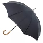 Fulton G807 Commissioner Walking Umbrella, Black