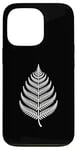 Coque pour iPhone 13 Pro Silver Fern Leaf Nouvelle-Zélande Rugby Kiwi Land Aotearoa NZ