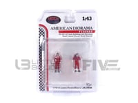 AMERICAN DIORAMA 1/43 - FIGURINES SET OF 2 FIGURES RACING LEGENDS 70 76449