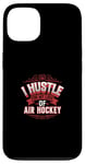 Coque pour iPhone 13 Je me bouscule pour mon amour de la passion pour le hockey sur air