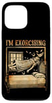 Coque pour iPhone 13 Pro Max Halloween Fitness Horror Ghost I'm Exorcising Funny Gym