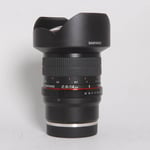 samyang Used Samyang 14mm f/2.8 ED AS IF UMC Ultra Wide Angle Lens Sony E