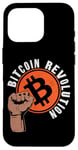 iPhone 16 Pro Bitcoin Crypto Revolution Fist Bitcoin Revolution Case