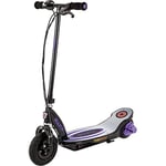 Razor Power Core E100 Electric Scooter - 100w Hub Motor, 8" Air-filled Tire, Up to 11 mph and 60 min Ride Time, for Kids Ages 8+, Purple