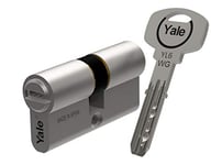 Yale Nickel-plated Anti-Bump Security Cylinder, Key Lock, Model YL63040HN