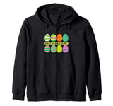 Easter Egg hunt early Spring Zip Hoodie