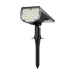 Lampe Puissante [37LED/] Spot Solaire Exterieur IP65 Imperméable, Lumière, Eclairage Pour Les Décorations de Jardin(Blanc Froid)