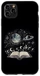 iPhone 11 Pro Max Book Galaxy Star Stars Pattern Print Case