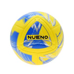 Precision Nueno FIFA Quality Pro Match Football, 8 Panel Hybrid with Anli 1.20 Quick Silver PU, 2024 Professional Highly Durable Ball, Yellow Blue, Size 5