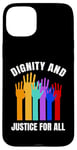 iPhone 15 Plus Dignity And Justice For All Human Rights Raised Hands Case