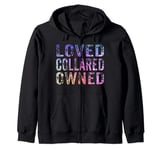 Loved Collared Owned BDSM Fetish Bondage Dom Sub Mistress Zip Hoodie