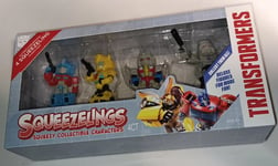 Transformers Squeezelings A Pack Of 4 Deluxe Squeezy Action Figures Approx 6cms 