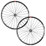 Fulcrum Racing 900 DB Clincher Road Wheelset - 700c Black / 12mm Front 142x12mm Rear Campagnolo Centerlock Pair 11-12 Speed