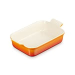 Le Creuset Héritage Plat Rectangulaire, Céramique, 26 cm, 2,4 L, Volcanique, 71102260900001