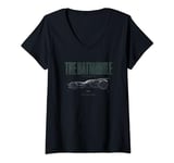 Femme Batman v Superman Batmobile 85th Anniversary T-Shirt avec Col en V