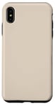 Coque pour iPhone XS Max Coque beige clair kaki