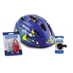 Oxford Mini Boys Cycling Helmet Bundle - Blue