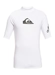 Quiksilver Homme All Time - Lycra Manches Courtes Combinaison De Soleil, Blanc, XL EU