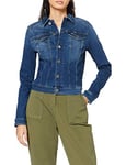 Tommy Jeans Women's Vivianne Slim Trucker Nnmbs Dw0dw09219 Jackets, Blue (New Niceville Mid Blue Stretch), XL