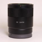 Sony Used FE 55mm f/1.8 ZA Zeiss Sonnar T* Lens