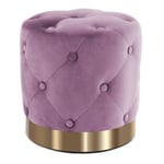 Pouf Rond Design "Piano" 40cm Lilas