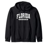 Florida The Place Of My: Florida men Florida Women Outfits Zip Hoodie