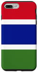 Coque pour iPhone 7 Plus/8 Plus Gambia Drapeau Cadeau gambien pour les gambiens