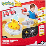 Arène Pokémon et 2 Toupies - BANDAI - JW4403 - Pikachu vs Mewtwo