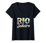 Womens Rio de Janeiro Travel Brazil Outfit Rio De Janeiro V-Neck T-Shirt