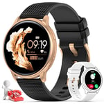 Nemheng Smart Watch, Bluetooth Calling Smartwatch Make/Receive Calls, 1.32" Touch Screen IP67 Waterproof Women Men Fitness Watch with Heart Rate Sleep Monitor Blood Pressure Watch for iPhone Android