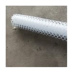 LinLiQiao Clôture en Plastique pour L'élevage De Volailles, Filet De Poulet Et Filet De Jardin, Filet De Protection De Balcon (Taille: 0,5 M * 9 M, Couleur: Blanc)(Color:Blanc,Size:0.8CM Aperture)