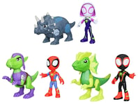 Spidey and His Amazing Friends And Dino Webs Figures