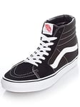 Vans Mixte UA SK8-Hi Sneakers Hautes, Noir Black Black Blanc, 39 EU