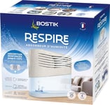 RESPIRE Déshumidificateur d`Air Anti Condensation, Absorbeur d`Humidité, pour des Pièces Jusqu`à 25m², Inclus 2 Recharges Tablettes Sans Colorant ni Parfum de 250g