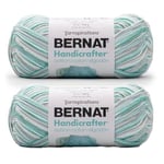 Bernat Handicrafter Cotton Big Ball Lot de 2 pelotes de fil à tricoter/crochet Taille M 340 g