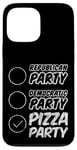 Coque pour iPhone 13 Pro Max Republican Party Decromatic Party Pizza Party --