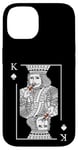 iPhone 14 Poker Player Design for a casino party - King with Cigar Case