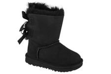 chaussures d'hiver pour filles, UGG Bailey Bow II T Kids, Noir