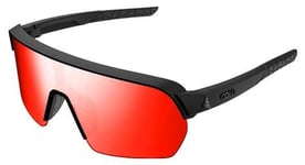 Lunettes unisexe cairn roc light noir mat   ecran rouge