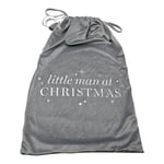 Bambino Baby Christmas Present Sack - Little Man at Christmas