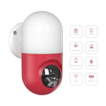 Home Security WIFI Camera Wall Lamp 1080P Wireless IP Camera Baby Monitor P/T