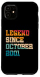 iPhone 11 23 Years Old Gifts Legend Since October 2001 23rd Birthday Case