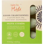 Midi Olivtvål med citrongräsolja - Savon du midi EKO - 450 g