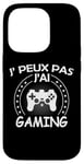 Coque pour iPhone 14 Pro j'peux pas j'ai console manette Jeux Vidéo Drôle