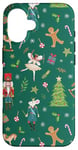 iPhone 16 Xmas Nutcracker Ballet Girl & Rat King Cute Christmas Theme Case